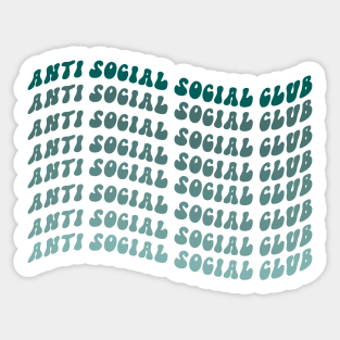 ANTI SOCIAL SOCIAL CLUB Sticker